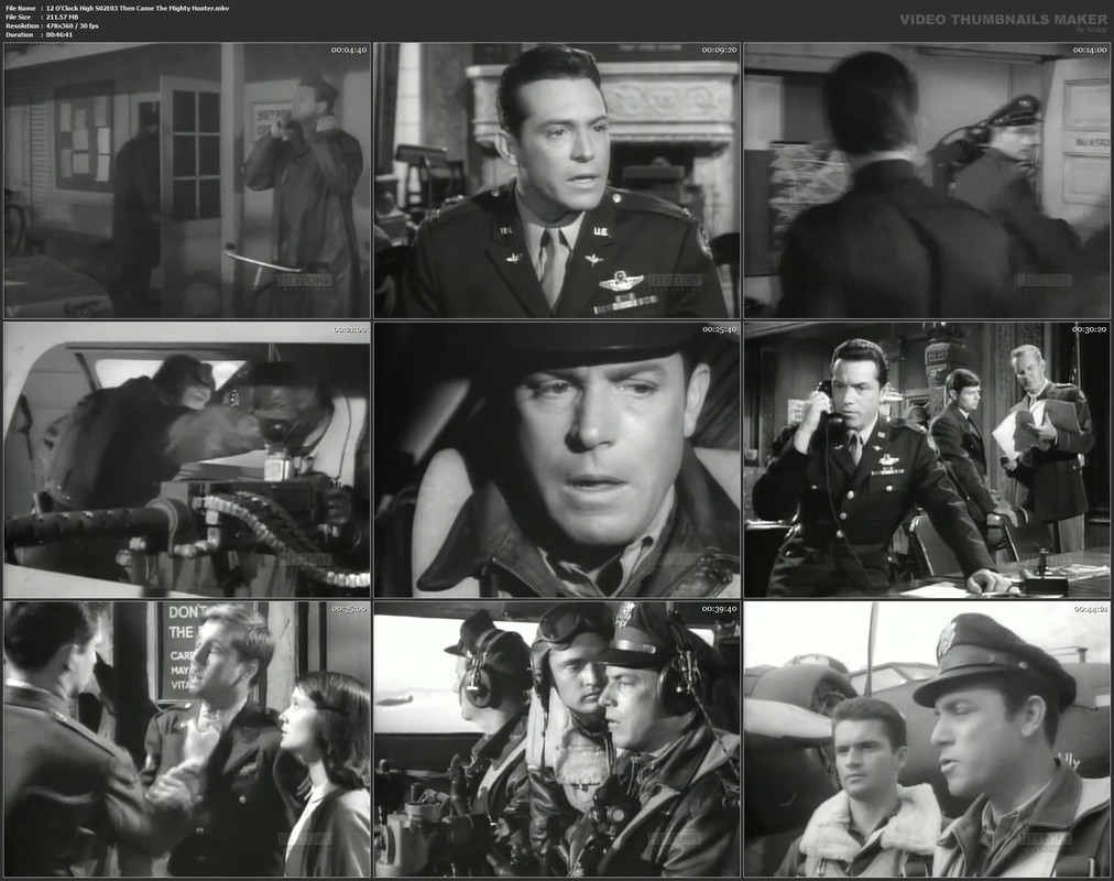 12 O'Clock High S02E03 Then Came The Mighty Hunter.mkv