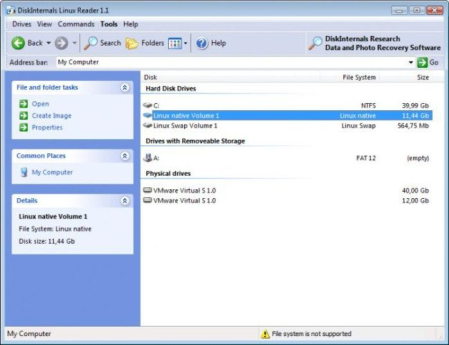 DiskInternals Linux Reader 4.12.0.0