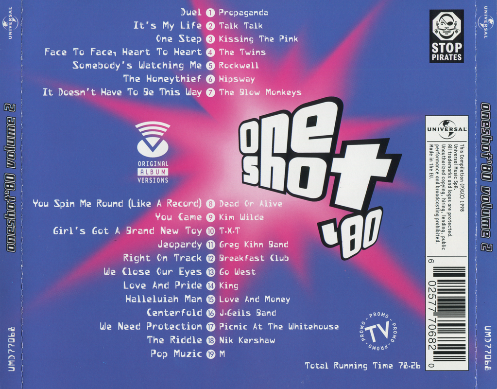 One Shot '80 - Volume 01 - 20 (1998) [FLAC].rar One-02