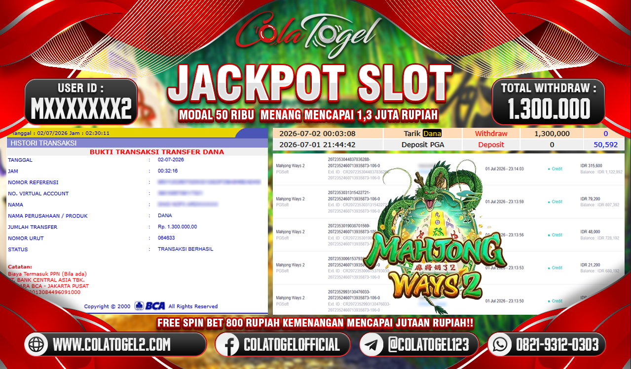 JACKPOT SLOT GACOR!!
