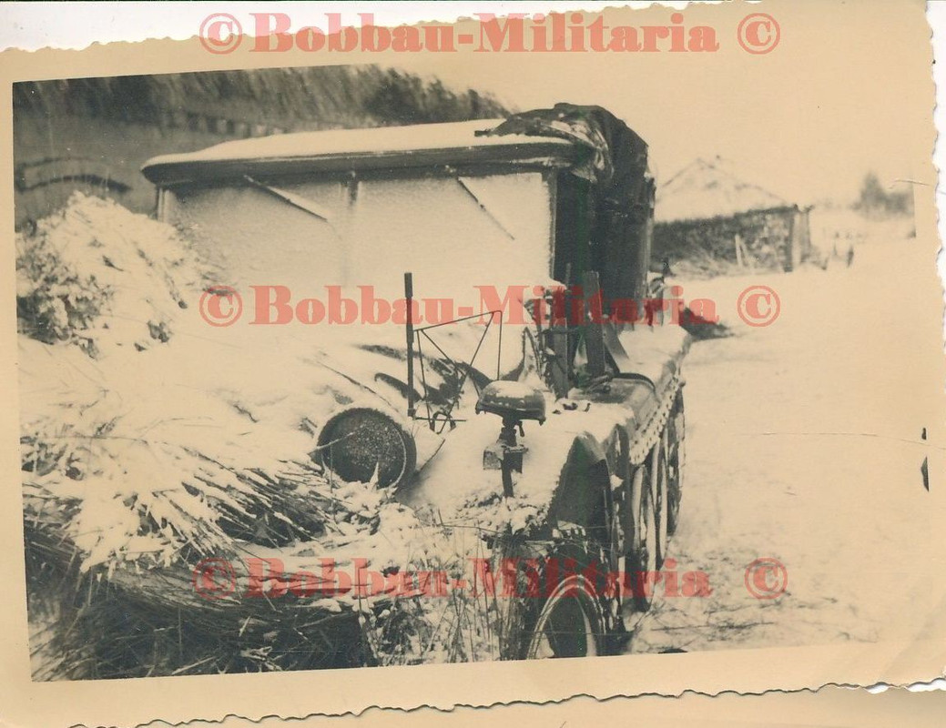 Russland OREL 1941 Halbkette SdKfz 10 Zugwagen Panzerjäger Abtlg.655 WINTER