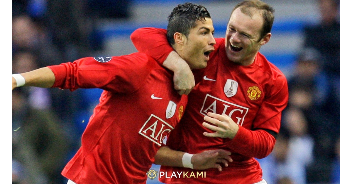 Wayne Rooney dan Cristiano Ronaldo di Manchester United
