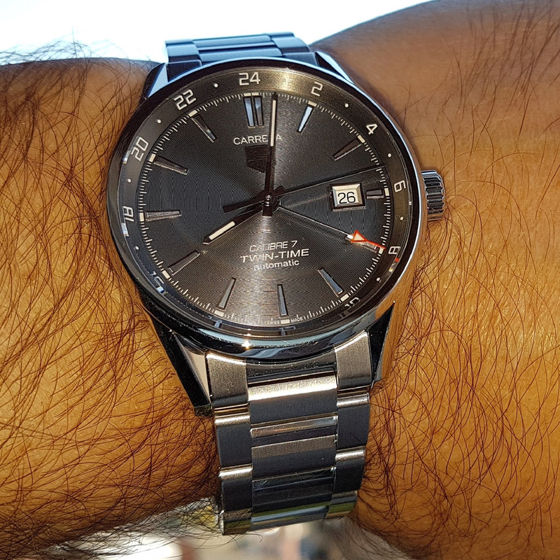 Tag Heuer Carrera Twin Time 41mm Caliber 7 WAR2012620 (2)