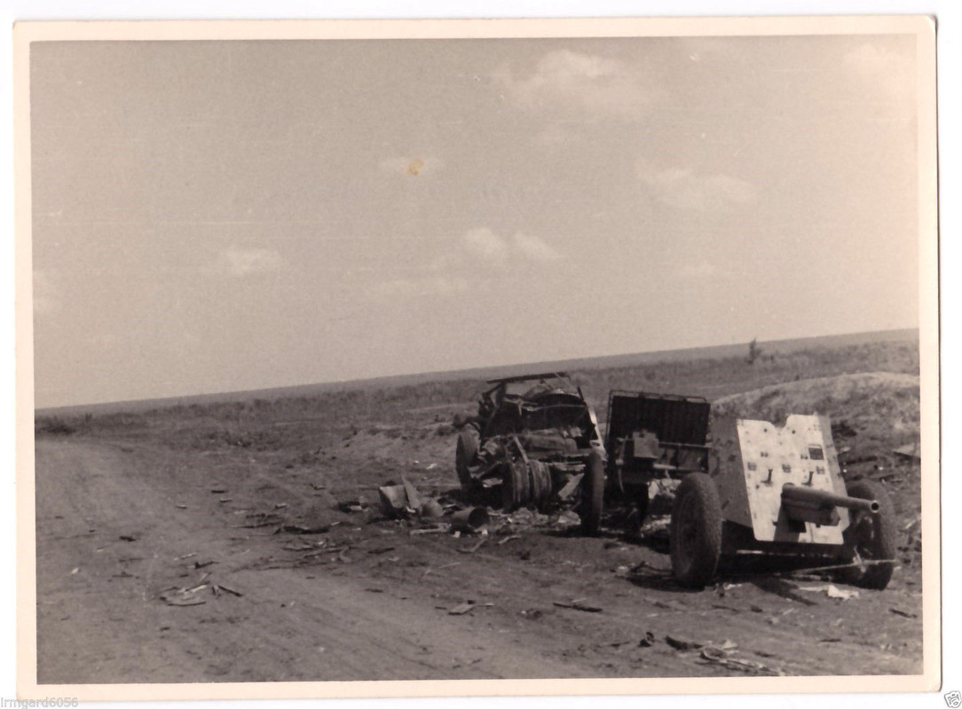 zerstörtes Kriegsgerät-PAK-WH-ww2