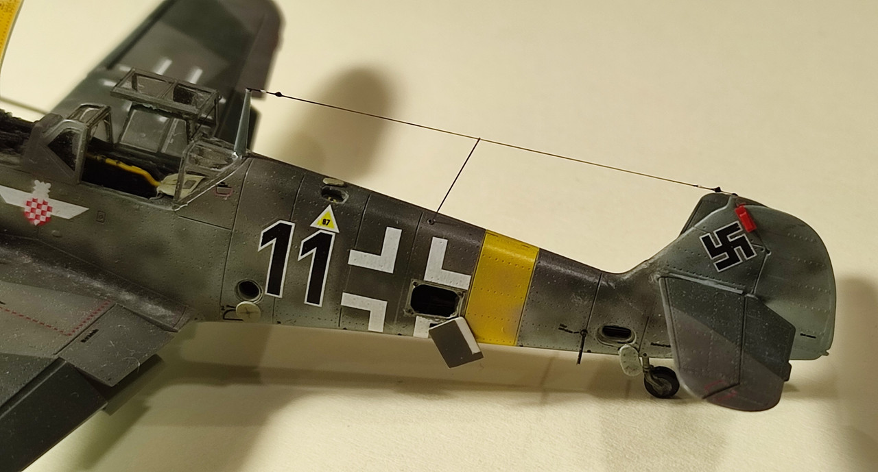Bf 109 G-2 "crni 11"  Eduard 1/72 IMG-20240317-170850