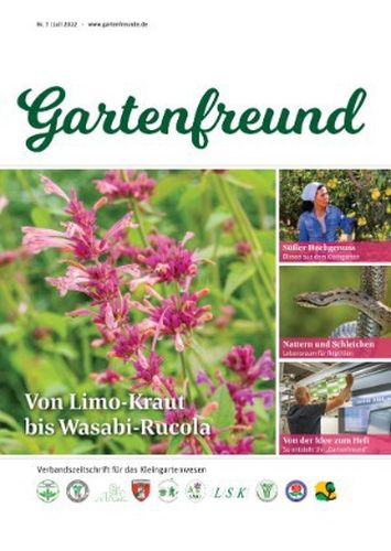 Cover: Gartenfreund Magazin Juli No 07 2022