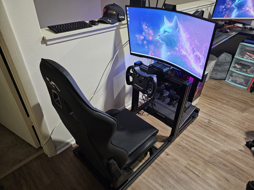 My first sim rig is complete, and I love it! Does anyone