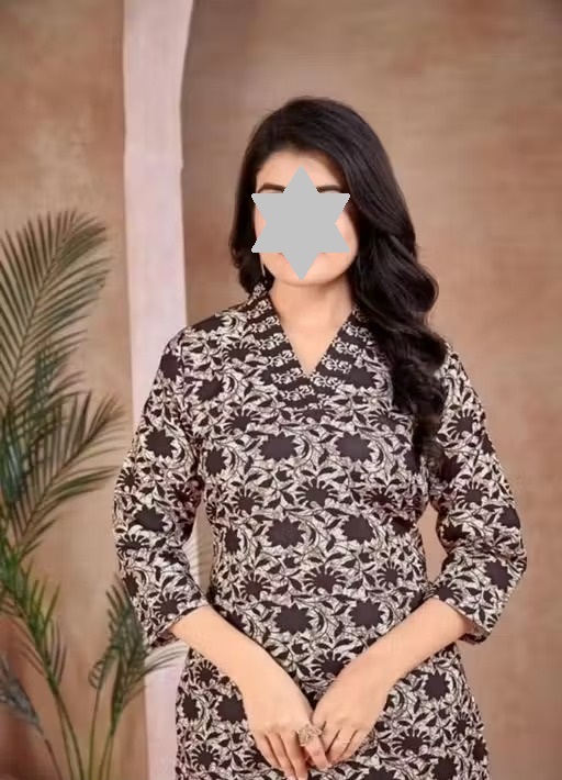 BANSI FASHION ATTRACTIVE KURTA SET Color 1 (KS154)