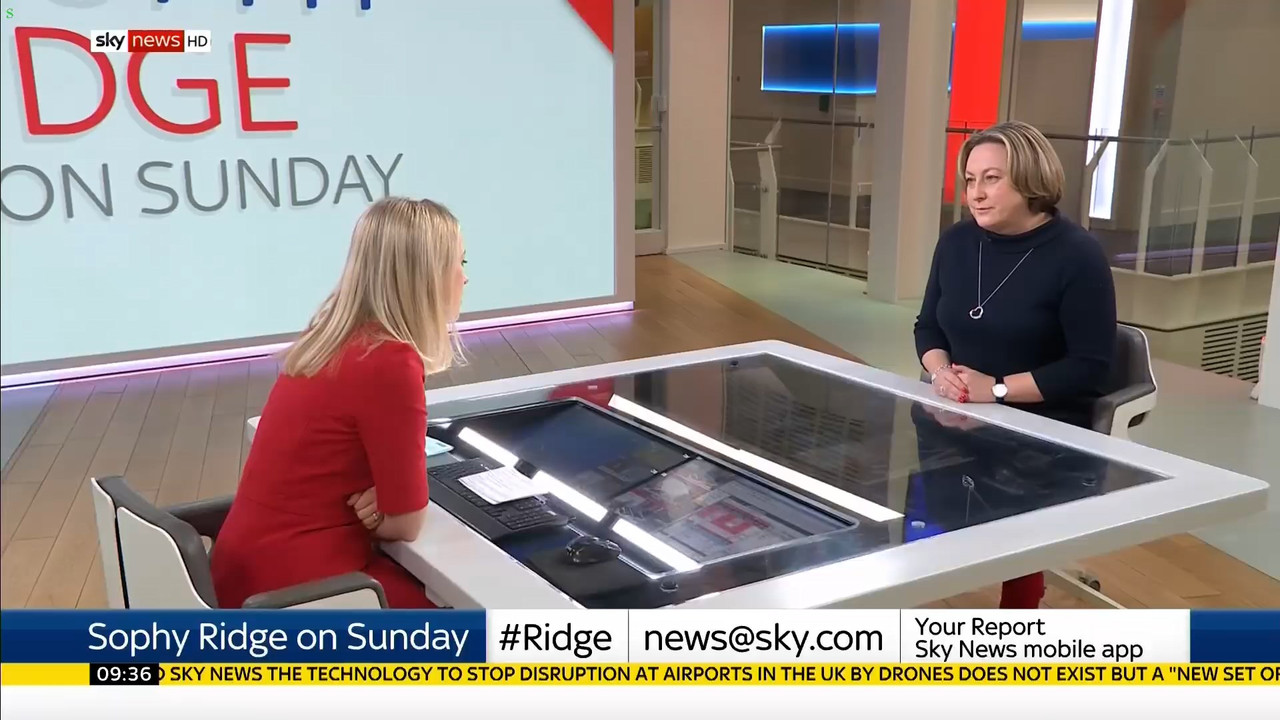 13 January - 09.00.00 - Sophy Ridge On Sunday. A new kind of pol