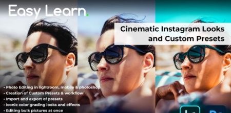 Learn how to create Presets & Edit Pictures for Instagram Looks in Lightroom, Mobile & Photoshop