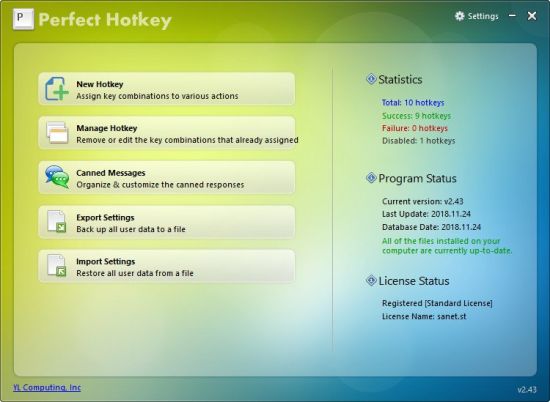 Perfect Hotkey 3.1 Multilingual