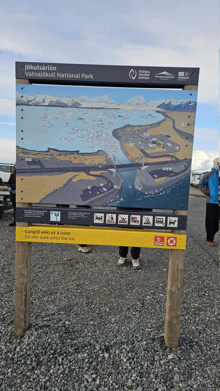 瓦特納冰川國家公園傑古沙龍冰河湖地圖