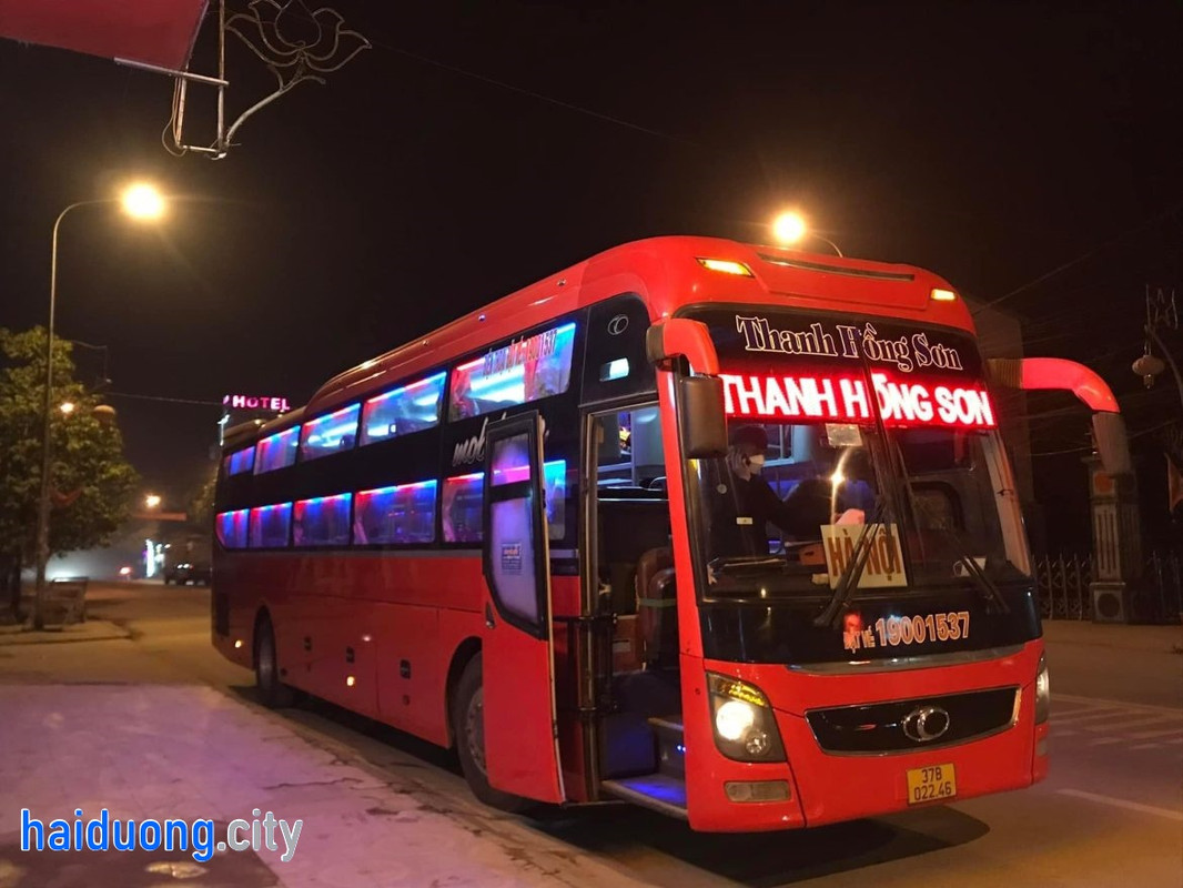 Nhà xe Thanh Hồng Sơn Hà Tĩnh - Hải Dương, xe giường nằm hà tĩnh hải dương