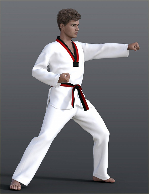 dForce H&C Taekwondo Suit for Genesis 8 Male(s) dForce H&C Taekwondo Suit for Genesis 8 Male(s)