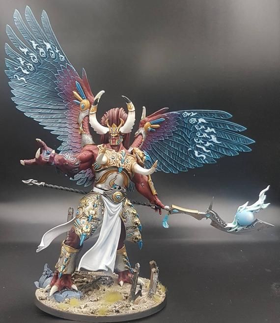SALE-Magnus-Daemon-Primarch-of-Tzeentch-custom-painted-miniature