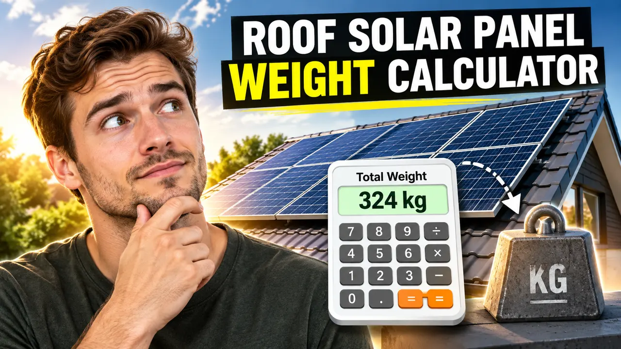 Roof Solar Panel Weight Calculator