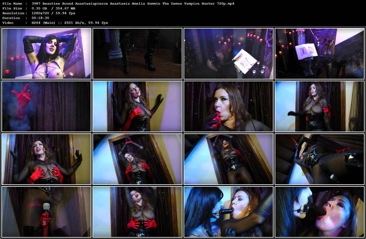 3987 Beauties Bound Anastasiapierce Anastasia Amelia Summin The Demon Vampire Hunter 720p mp4