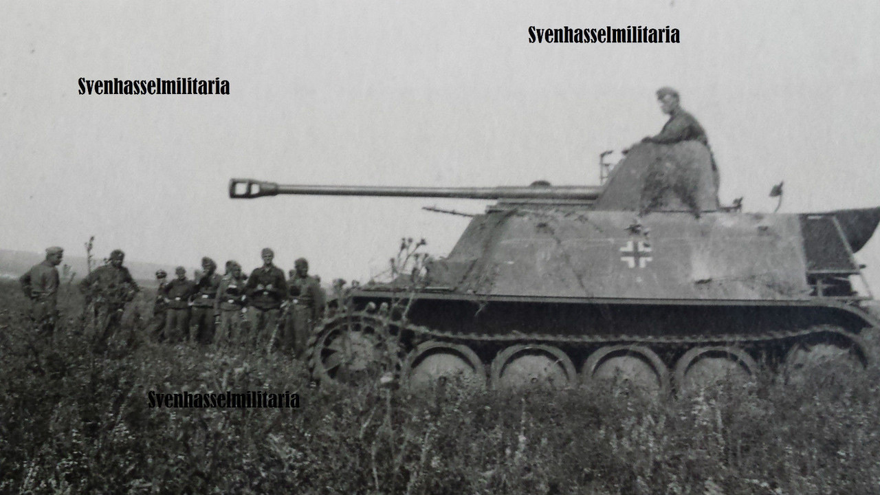 Orginal Foto Elite Panzer Div LAH Panzerjäger Ma
