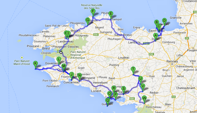 BRETAÑA - Diarios, Noticias y Tips - Itinerarios de 5 y 6 días (tip 2 de 3), Region-Francia (17)