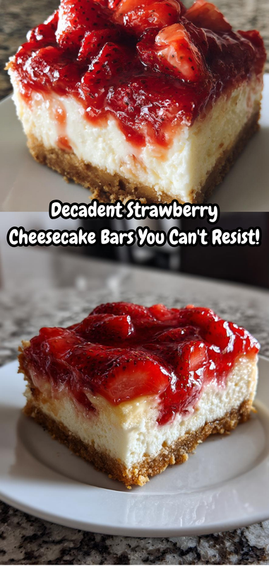 55 Strawberry Cheesecake Bars