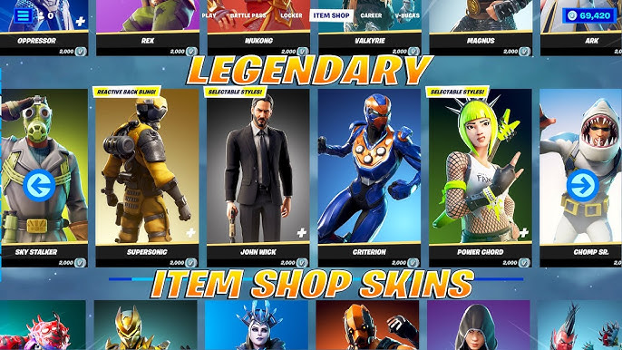 Item Shop Exclusive
