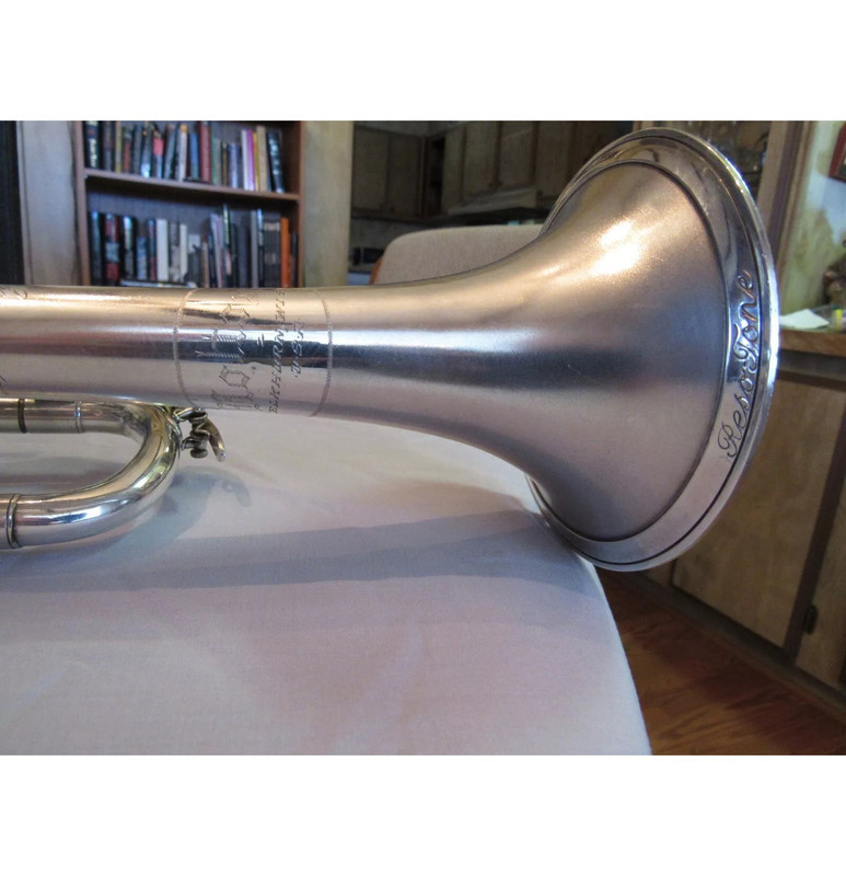 Holton 1936 Model 34 Resotone trumpet sn 119925 (12)