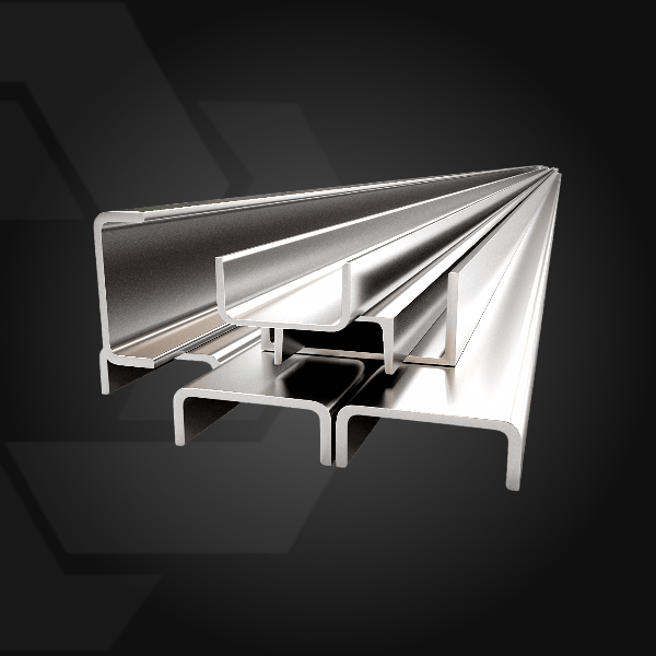 Швеллер нержавеющий горячекатаный 7х330х105 мм 08Х18Н10Т ГОСТ 8240-97