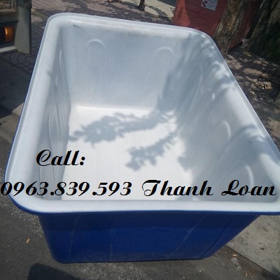 Thùng nhựa chữ nhật 500lit, thùng nuôi cá, đựng nước rẻ toàn quốc / 0963.839.593 Ms.Loan Thung-nhua-duong-ca-thung-nhua-lam-be-boi-1