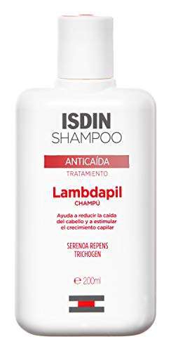 Amazon ISDIN Lambdapil, Champú Anticaída, Ayuda a Reducir la Caída del Cabello y Estimula el Crecimiento Capilar, 200ml 