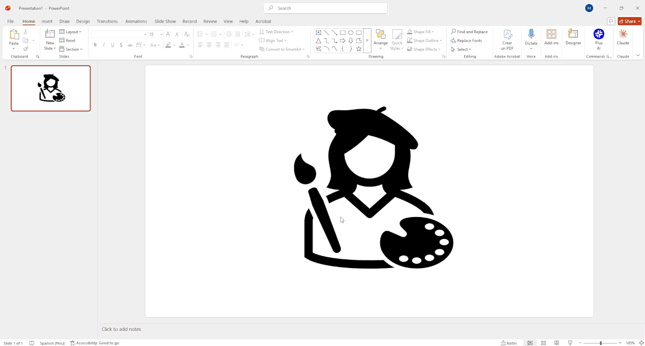 PowerPoint Convert to Shape and Ungroup Demonstration