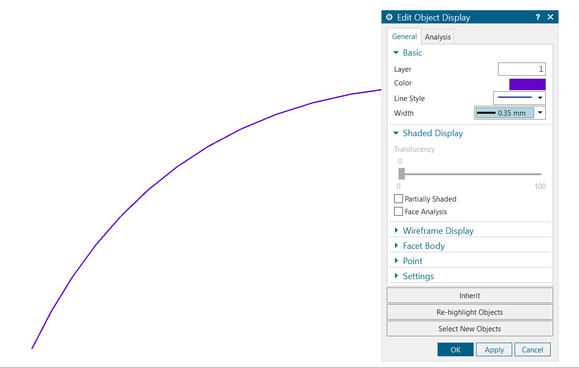 Curve Line Width