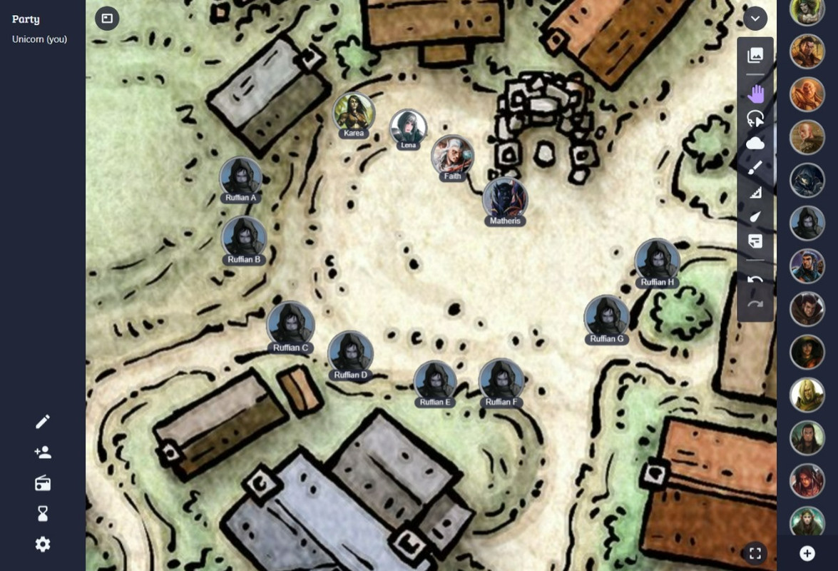 Ruffians fight