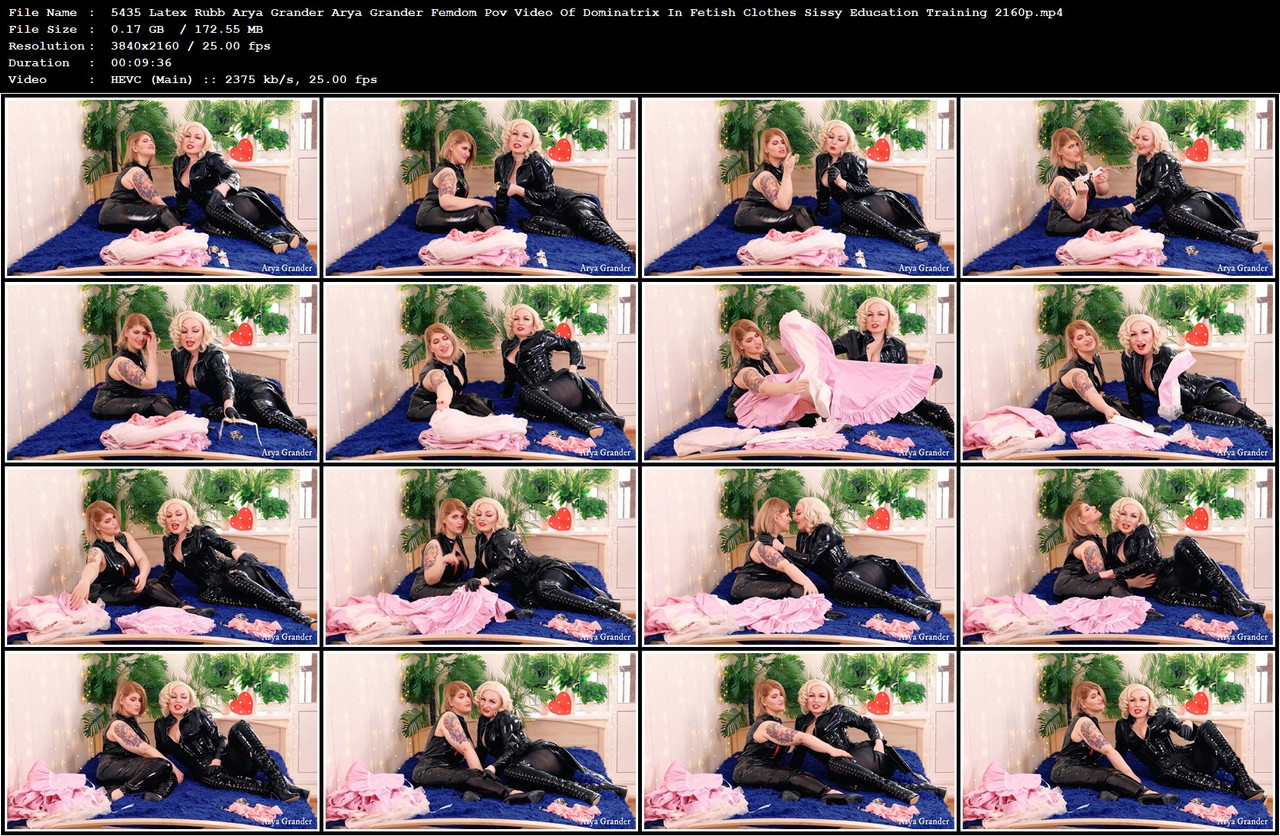 5435 Latex Rubb Arya Grander Arya Grander Femdom Pov Video Of Dominatrix In Fetish Clothes Sissy Edu