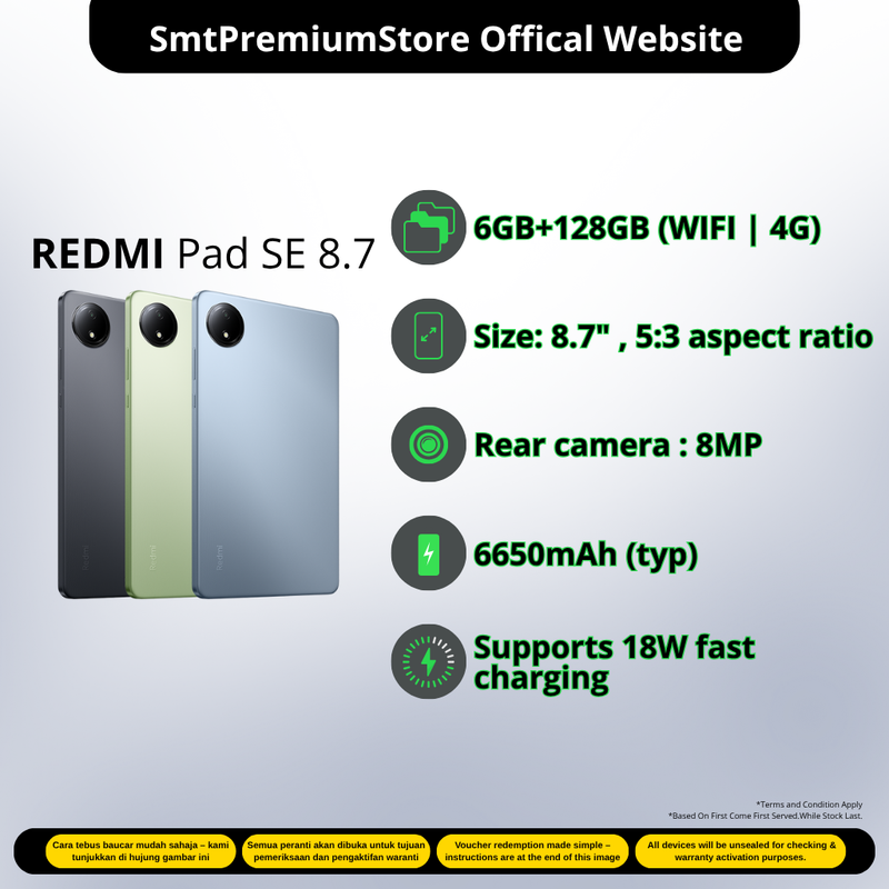 Redmi Pad SE 8.7 Wi-Fi | Redmi Pad SE 8.7 LTE