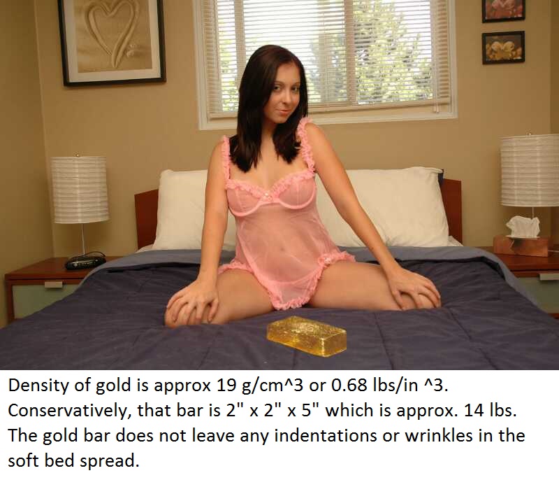 Paulina with Gold on Bed