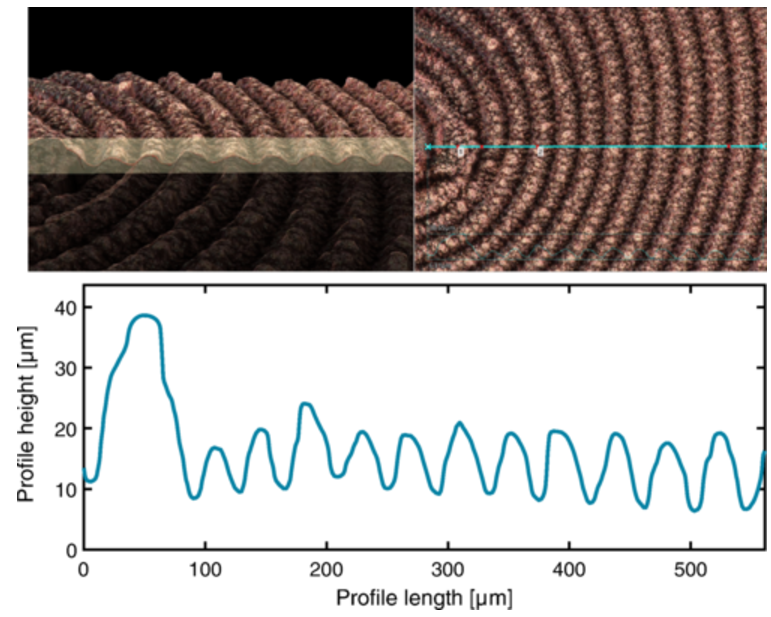 通过光学成像对 LESS-II-0 配置进行三维重建和轮廓测量