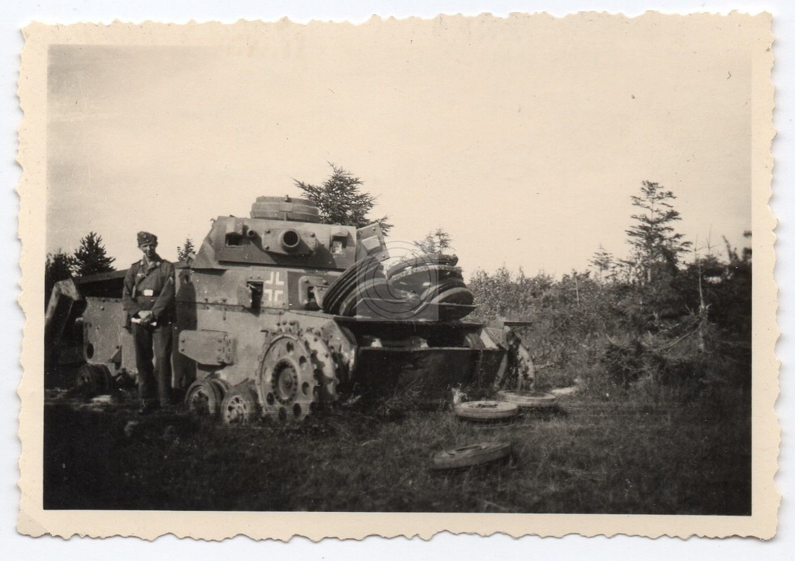 Panzer Tank Kamerad Kettbruch Laufräder Mine