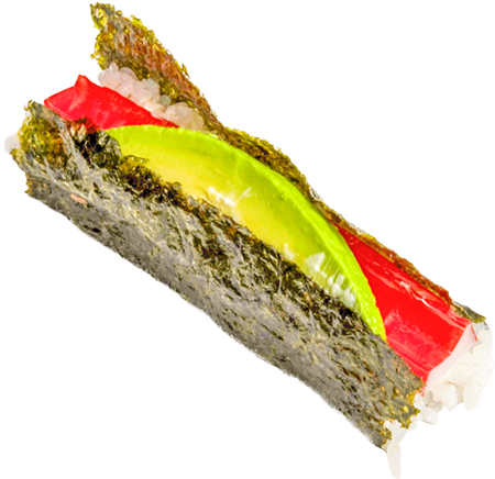 157 Temaki de surimi y aguacate