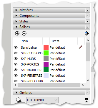  [ SKETCHUP Layout ] Comment retrouver les calques ou balises d'un modèles skp dans layout ? BALISES-OK