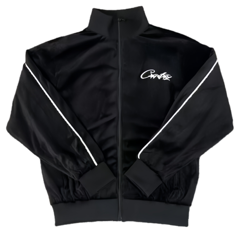 Corteiz Velour Amg Tracksuit (Black)