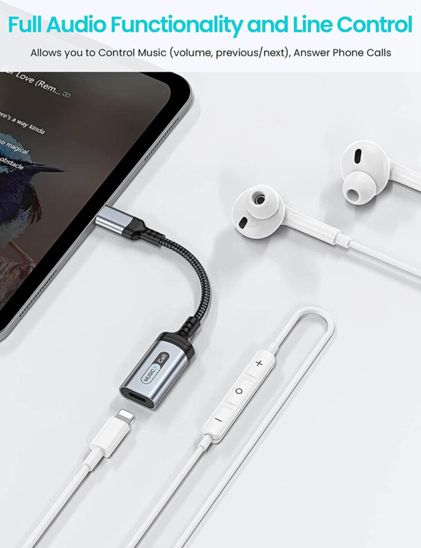 Gráfico mostrando la compatibilidad del adaptador con iPad Pro, MacBook y smartphones USB-C.