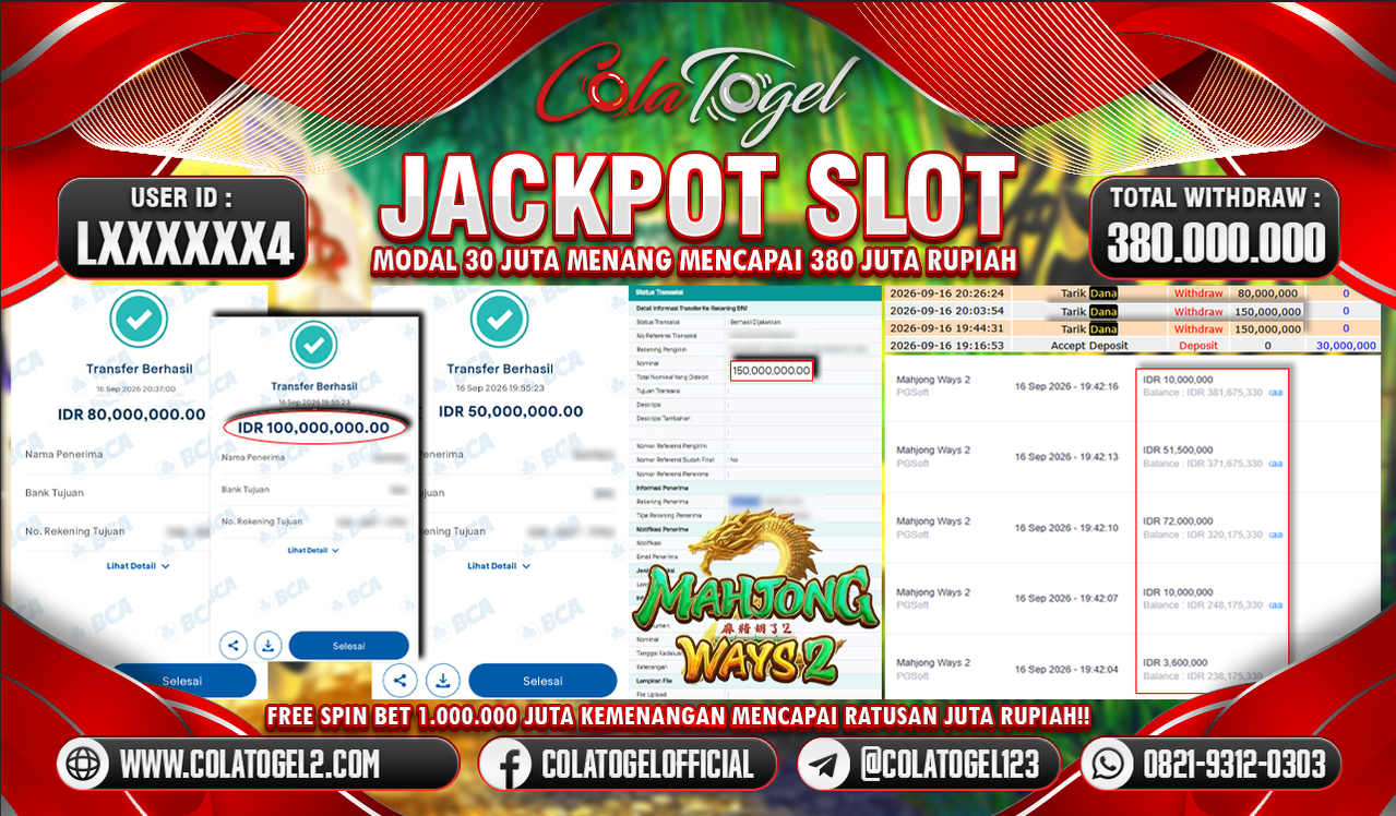 JACKPOT SLOT GACORR !!!