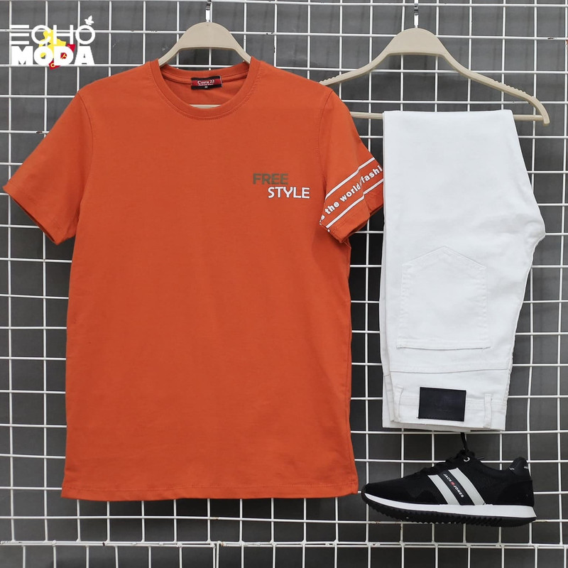 أطقم ملابس رجالي صيفية كاجوال: تنسيقات تيشرت وبنطلون بلمسة شبابية منعشة أطقم ملابس رجالي صيفية كاجوال: تنسيقات تيشرت وبنطلون بلمسة شبابية منعشة