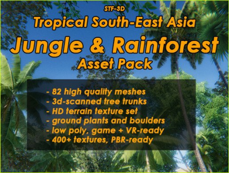 Unity Asset - Tropical South-East Asia Rainforest Jungle Pack v1.0