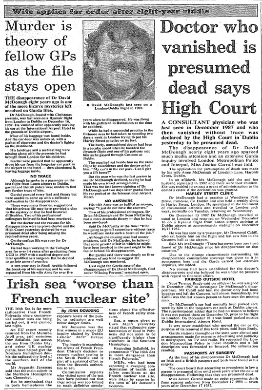 Irish Independent 1905-current 17-10-1995