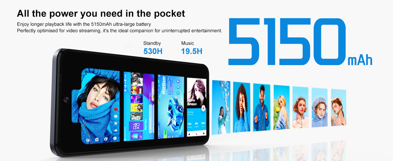 Smartphone Oukitel C58, 16GB RAM virtual, 128GB, Android 14, 6.67