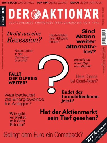 Cover: Der Aktionär Magazin No 34 vom 19  August 2022
