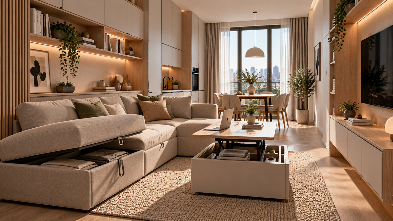 Interior design for a small apartment: ways to visually expand the space