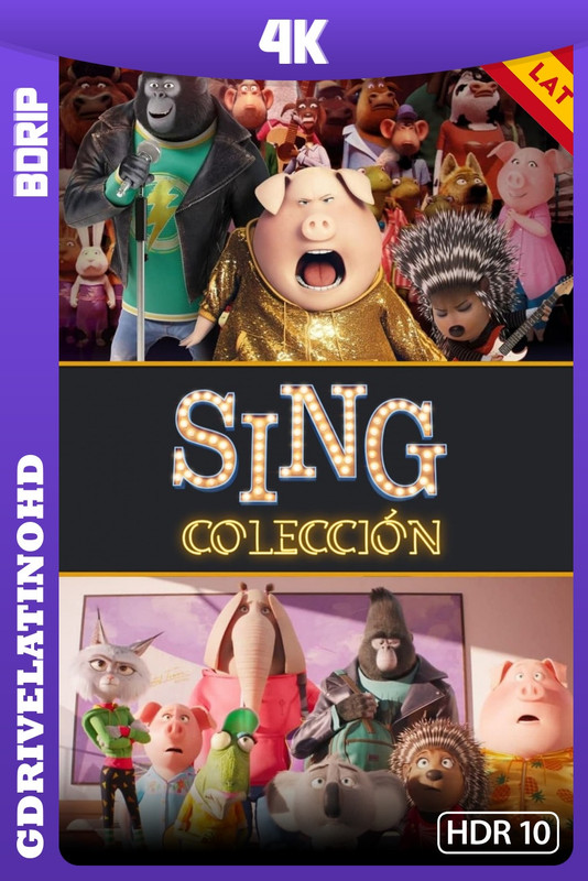 Sing – Colección (2016-2021) BDRip 4K HDR10 Latino-Inglés