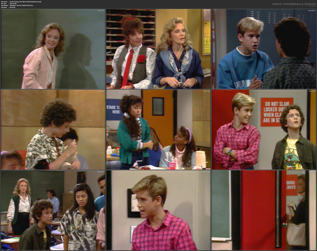 Good Morning, Miss Bliss S01E03 Wall Street.mkv